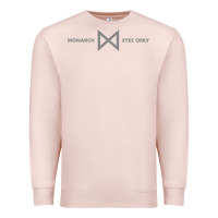Pale Pink monarch eyes only Premium Sweatshirt - linhVisuals