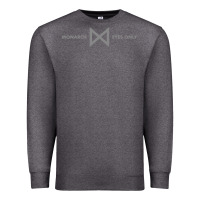 Charcoal Heather monarch eyes only Premium Sweatshirt - linhVisuals