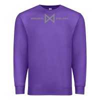 Purple monarch eyes only Premium Sweatshirt - linhVisuals