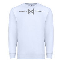 White monarch eyes only Premium Sweatshirt - linhVisuals