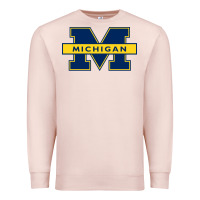 Pale Pink michigan Premium Sweatshirt - linhVisuals