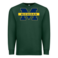 Sports Green michigan Premium Sweatshirt - linhVisuals