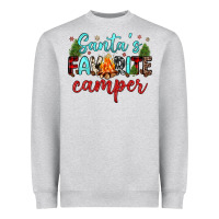 Heather Grey santa s favorite camper Heavyweight Sweatshirt - JahusDesignShop