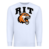 White tiger Premium Sweatshirt - linhVisuals