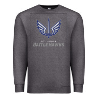 Charcoal Heather suitable-st-battlehawks-worn Premium Sweatshirt - linhVisuals
