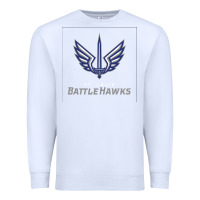 White suitable-st-battlehawks-worn Premium Sweatshirt - linhVisuals