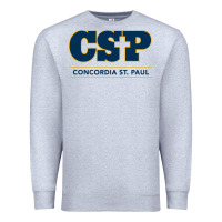 Heather Grey CSP, concordia university st paul, apparel Premium Sweatshirt - linhVisuals