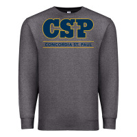 Charcoal Heather CSP, concordia university st paul, apparel Premium Sweatshirt - linhVisuals