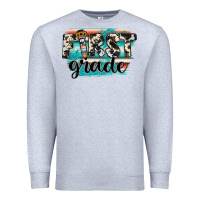Heather Grey first grade Premium Sweatshirt - JahusDesignShop