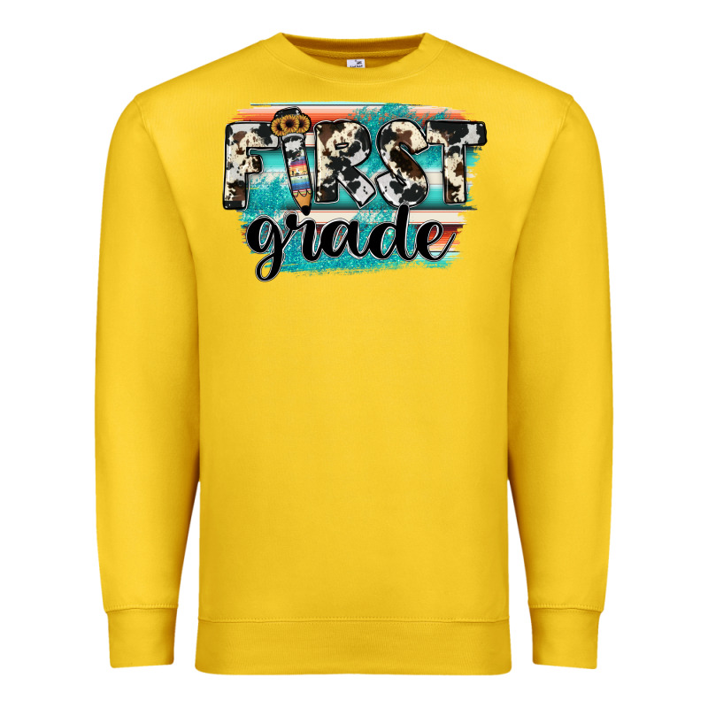 First Grade Premium Sweatshirt by JahusDesignShop | Teevron