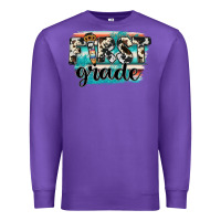 Purple first grade Premium Sweatshirt - JahusDesignShop