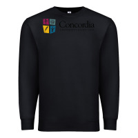 Black Concordia University, St. Paul, apparel Premium Sweatshirt - linhVisuals