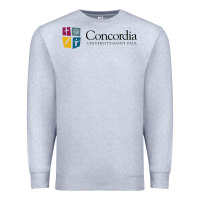Heather Grey Concordia University, St. Paul, apparel Premium Sweatshirt - linhVisuals