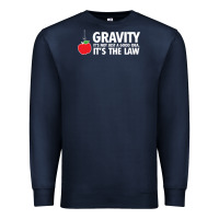 Navy gravity, it's not just a good idea Premium Sweatshirt - linhVisuals
