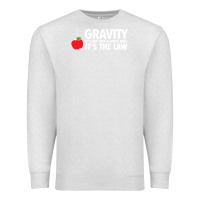 Oatmeal Heather gravity, it's not just a good idea Premium Sweatshirt - linhVisuals