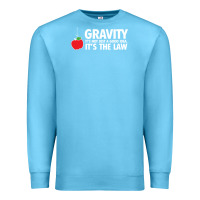 Ocean Blue gravity, it's not just a good idea Premium Sweatshirt - linhVisuals