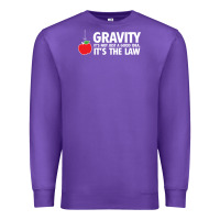 Purple gravity, it's not just a good idea Premium Sweatshirt - linhVisuals