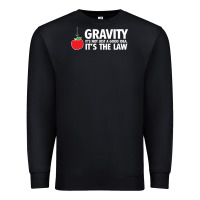 Black gravity, it's not just a good idea Premium Sweatshirt - linhVisuals
