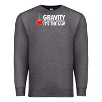Charcoal Heather gravity, it's not just a good idea Premium Sweatshirt - linhVisuals