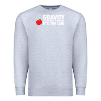 Heather Grey gravity, it's not just a good idea Premium Sweatshirt - linhVisuals
