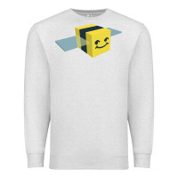 Oatmeal Heather Bee Swarm Simulator Premium Sweatshirt - linhVisuals