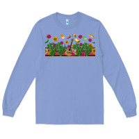 Colony Blue mexican sombrero guitar rose cactus libbey  cup Long Sleeve Tee - BundleAndBundleShop
