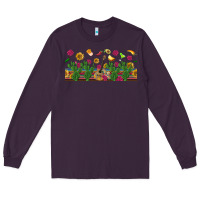 Plum mexican sombrero guitar rose cactus libbey  cup Long Sleeve Tee - BundleAndBundleShop