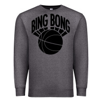 Charcoal Heather black bing bong Premium Sweatshirt - linhVisuals