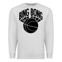 Dove Grey black bing bong Premium Sweatshirt - linhVisuals