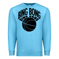 Ocean Blue black bing bong Premium Sweatshirt - linhVisuals