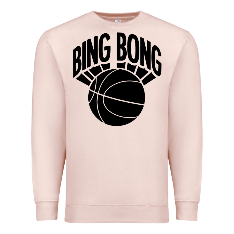 Black Bing Bong Premium Sweatshirt by linhVisuals | Teevron
