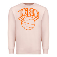 Pale Pink Bing Bong New York Premium Sweatshirt - linhVisuals