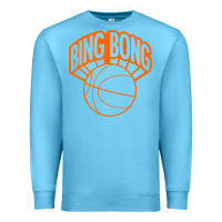 Ocean Blue Bing Bong New York Premium Sweatshirt - linhVisuals