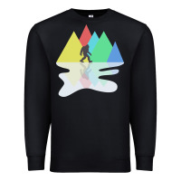Black bigfoot t  shirt bigfoot   bigfoot 8 Premium Sweatshirt - linhVisuals