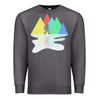 Charcoal Heather bigfoot t  shirt bigfoot   bigfoot 8 Premium Sweatshirt - linhVisuals