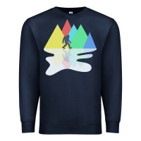 Navy bigfoot t  shirt bigfoot   bigfoot 8 Premium Sweatshirt - linhVisuals
