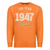 Carrot The Year 1947 - 75th Birthday Vintage Classic Premium Sweatshirt - linhVisuals