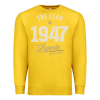 Lemon The Year 1947 - 75th Birthday Vintage Classic Premium Sweatshirt - linhVisuals