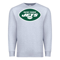 Heather Grey suitable-new-york-jets-worn Premium Sweatshirt - linhVisuals