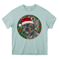 Arona Frenchie Christmas Heavy Core Tee - RanaPortraitStore