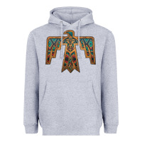Heather Grey thunderbird Heavyweight Hoodie - JahusDesignShop