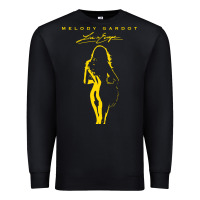 Black melody gardot clässic Premium Sweatshirt - linhVisuals