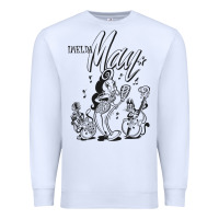White imelda may müsic Premium Sweatshirt - linhVisuals