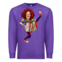 Purple weird al yankovic stand up comedy Premium Sweatshirt - linhVisuals