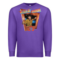 Purple weird al yankovic stand up comedy Premium Sweatshirt - linhVisuals