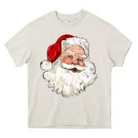 Cream santa claus Heavy Core Tee - CowGirlArtShop