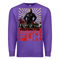 Purple weird al yankovic stand up comedy Premium Sweatshirt - linhVisuals