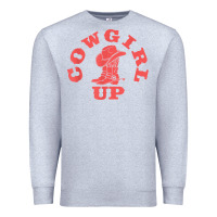 Cowgirl Up Leopad Hat Boot Rodeo Western Country Southern T Shirt Premium Sweatshirt | Teevron