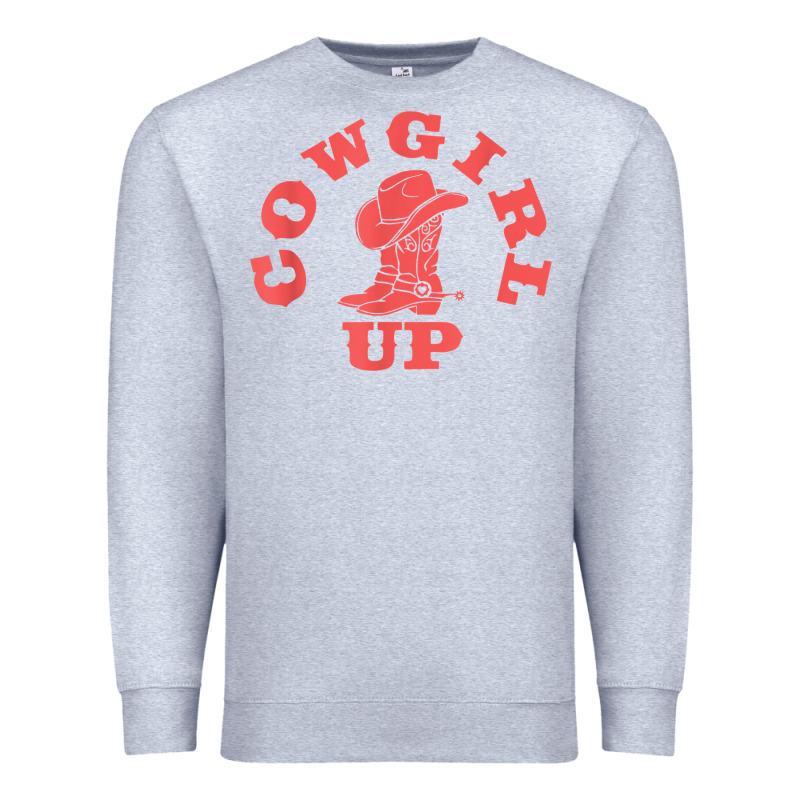 Cowgirl Up Leopad Hat Boot Rodeo Western Country Southern T Shirt Premium Sweatshirt by linhVisuals | Teevron