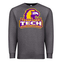 Charcoal Heather tennessee tech golden Premium Sweatshirt - linhVisuals